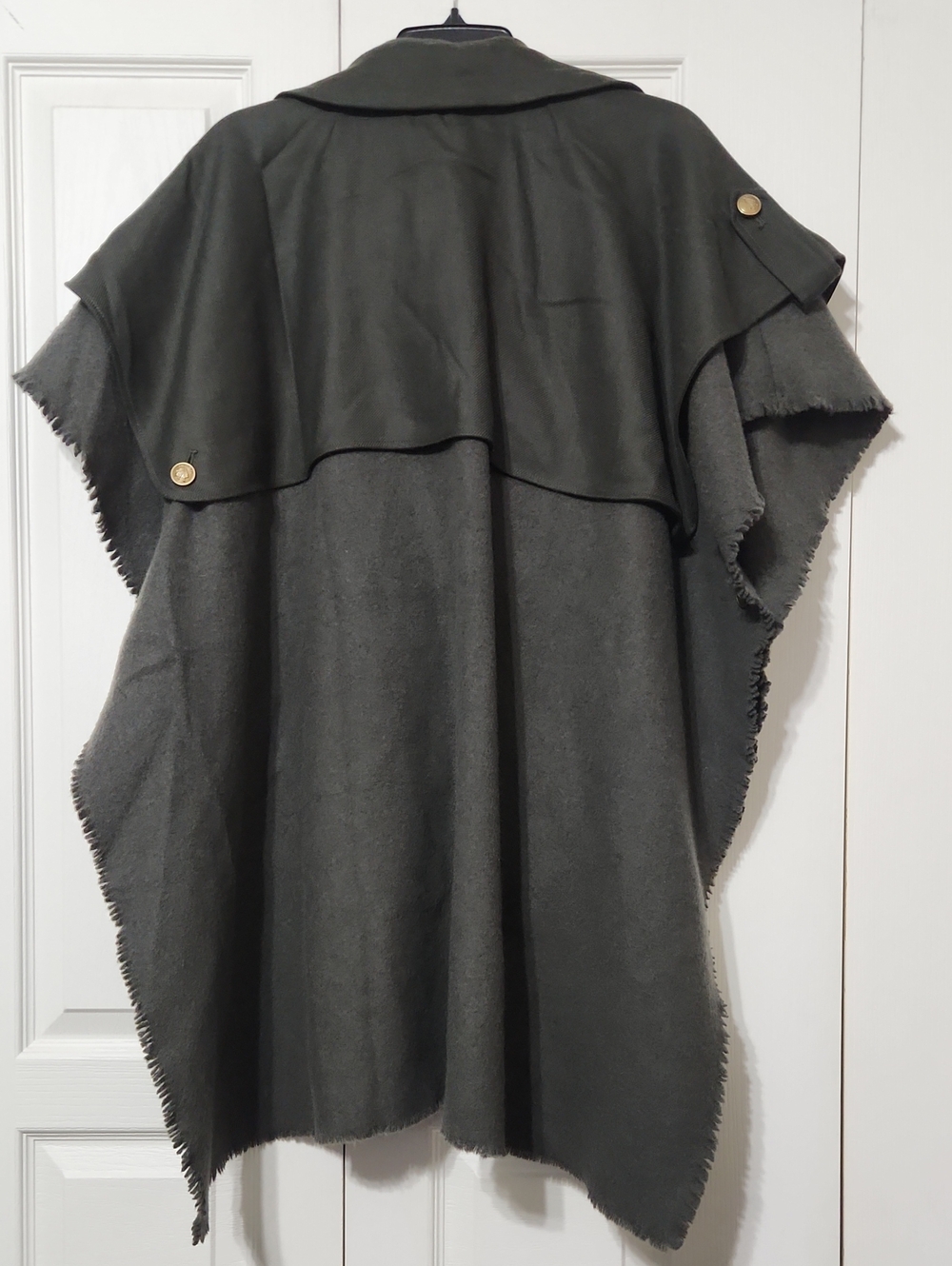 NWT Rag&Bone Mixed Media Trench Poncho. Size 1 - Picture 8 of 11